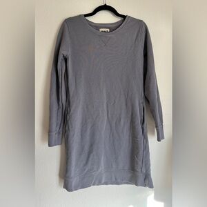 PACT Organic Cotton Essential Long Sleeve Sweatshirt Dress